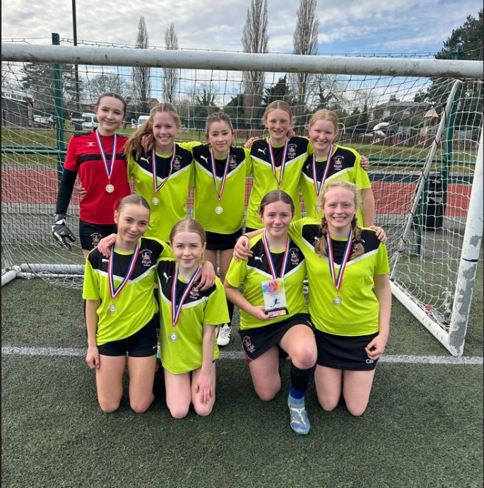 News » U14 Girls Footballers Take Gold At The ISA Midlands Tournament